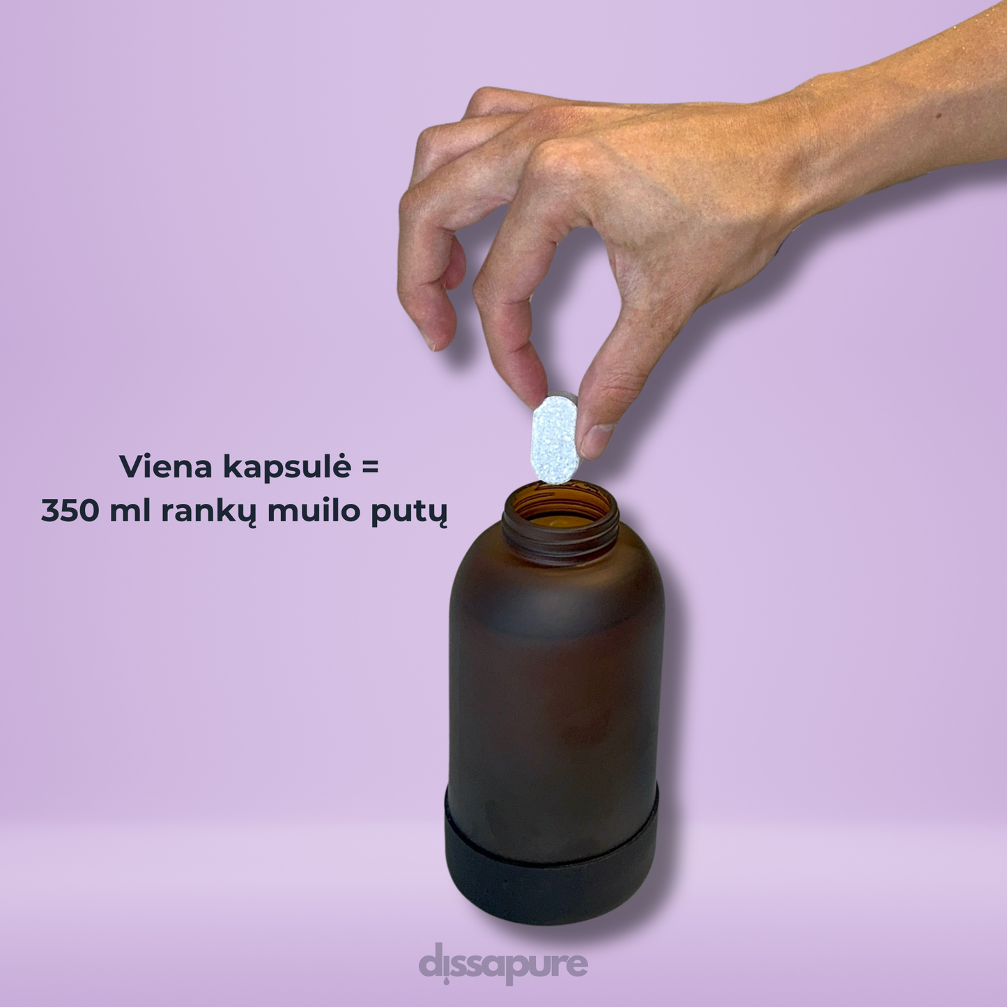 Putojantis rankų muilo rinkinys